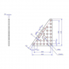 Треугольная пластина из анодированного алюминия Triangle Plate 6*8 (Pair) - «globural.ru» - Дербент