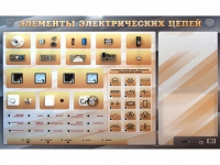 Наглядно-демонстрационный светодинамический стенд "Элементы электрических цепей" с маркерными полями - «globural.ru» - Дербент
