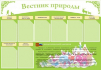 Стенд "Вестник природы" (вариант 4) - «globural.ru» - Дербент