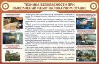 Стенд "ТБ при выполнении работ на токарном станке" - «globural.ru» - Дербент