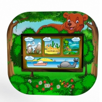 Профессиональный сенсорный настенный логопедический комплекс Мишка Logo 2 - «globural.ru» - Дербент