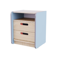 Тумба к письменному столу воспитателя из коллекции «НЕГА» (цвет голубой) - «globural.ru» - Дербент