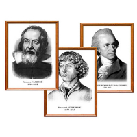 Портреты выдающихся астрономов, комплект 5 шт - «globural.ru» - Дербент