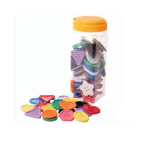 Игра на сенсомоторное развитие "Большие цветные пуговицы" - «globural.ru» - Дербент