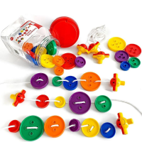 Игра на сенсомоторное развитие "Гигантские пуговицы и веселая шнуровка"" - «globural.ru» - Дербент