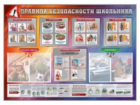 Стенд-уголок "Правила безопасности школьника" - «globural.ru» - Дербент
