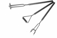 Комплект массажных логопедических зондов "Универсальный" на толстых ручках с накаткой (3 штуки) - «globural.ru» - Дербент