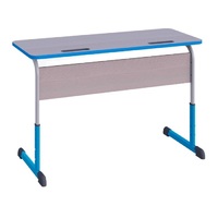 Парта двухместная Smarty Key с полиуретановой кромкой регулируемая по высоте - «globural.ru» - Дербент