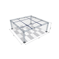 Огражденное пространство с защитной сеткой для безопасного пилотирования 8х8х3м  - «globural.ru» - Дербент