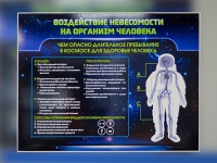 Стенд "Воздействие невесомости на организм человека" - «globural.ru» - Дербент
