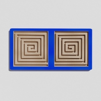 Такт-панель "Синий лабиринт №4" - «globural.ru» - Дербент