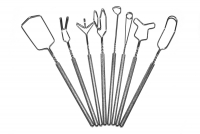 Комплект массажно-постановочных зондов МиГ на толстых ручках с накаткой Микляевой Ю. В (8 штук) - «globural.ru» - Дербент