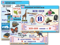 Комплект таблиц для начальной школы "Обучение грамоте. Письмо и развитие речи" - «globural.ru» - Дербент