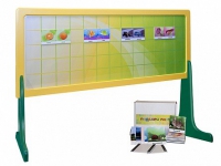 Двухстороннее магнитно-маркерное панно "Подбери пару" с комплектом тематических магнитов - «globural.ru» - Дербент