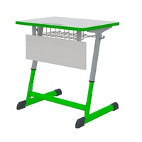 Парта Nomad одноместная с полиуретановой кромкой регулируемая по высоте  - «globural.ru» - Дербент