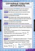 Математика. Теория вероятностей и математическая статистика (комплект таблиц) - «globural.ru» - Дербент