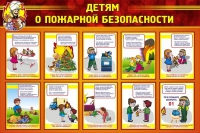 Стенд "Детям о пожарной безопасности" - «globural.ru» - Дербент