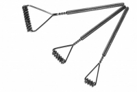 Комплект массажных логопедических зондов "Ежиная семья" на толстых ручках с накаткой - «globural.ru» - Дербент