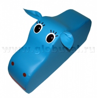 Напольная игрушка "Бегемот" с аппликацией (ВИК) - «globural.ru» - Дербент