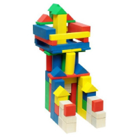 Конструктор деревянный "МегаСтроитель цветной" - «globural.ru» - Дербент