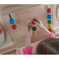 Тактильно-развивающая панель «Магнитные шарики» (вариант 1) - «globural.ru» - Дербент