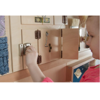 Тактильно-развивающая панель «Замочки» (вариант 1) - «globural.ru» - Дербент