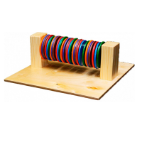 Тактильно-развивающая панель «Цветные круги» (вариант 2) - «globural.ru» - Дербент