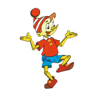 Сенсомоторное декоративно-развивающее панно "Буратино" - «globural.ru» - Дербент