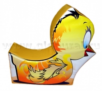 Напольная игрушка "Цыпленок" с шелкографией (ВИК) - «globural.ru» - Дербент