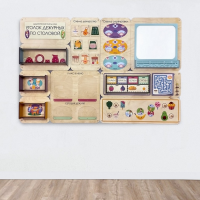 Дидактическая настенная панель «Уголок дежурных по столовой» - «globural.ru» - Дербент