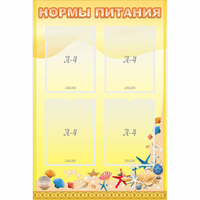 Стенд "Нормы питания" - «globural.ru» - Дербент