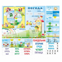 Стенд "Погода" с карманами для вставок - «globural.ru» - Дербент