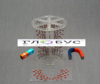 Модель для демонстрации в объеме линий магнитного поля (вариант 2) - «globural.ru» - Дербент