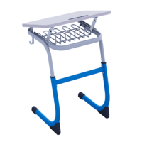 Парта одноместная регулируемая по высоте с углом наклона столешницы - «globural.ru» - Дербент