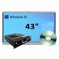 Интерактивная панель 43" (встроенный ПК, Win10) - «globural.ru» - Дербент