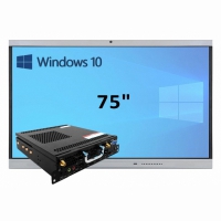 Интерактивная панель 75" (встроенный ПК, Win10, Intel i5) - «globural.ru» - Дербент