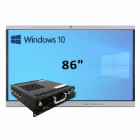 Интерактивная панель 86" (встроенный ПК Win10, Intel i5) - «globural.ru» - Дербент