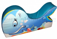 Напольная игрушка "Кит" с шелкографией (ВИК) - «globural.ru» - Дербент