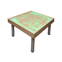 Столик на ножках для рисования песком Радуга. Подсветка RGB - «globural.ru» - Дербент