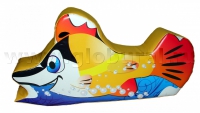 Напольная игрушка "Рыбка" с шелкографией (ВИК) - «globural.ru» - Дербент