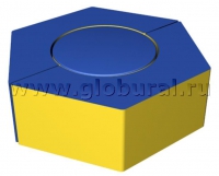 Шестигранное кресло - пуф 80*70*30см (ВИК) - «globural.ru» - Дербент