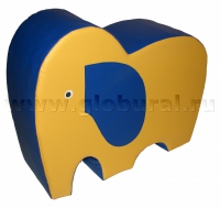 Напольная игрушка "Слон" с аппликацией (ВИК) - «globural.ru» - Дербент