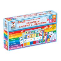 Развивающий тренажёр "Разноцветные окошки" 5-7 лет. Дополнительный набор карточек к базовому комплекту - «globural.ru» - Дербент