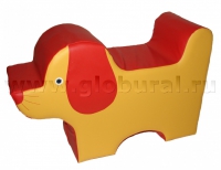 Напольная игрушка "Собака" с аппликацией (ВИК) - «globural.ru» - Дербент