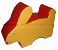 Напольная игрушка "Заяц" с аппликацией (ВИК) - «globural.ru» - Дербент