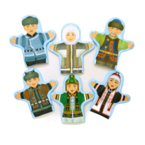 Набор рукавичек "Семья якутская" - «globural.ru» - Дербент