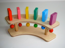 Тактильно-развивающая панель "Разноцветное домино" (6 домино) - «globural.ru» - Дербент