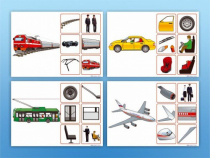 Комплект сенсомоторных дидактических материалов "Авто-1.01" - «globural.ru» - Дербент