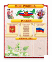 Стенд "Наша родина Россия" - «globural.ru» - Дербент