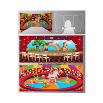 Стенд для сюжетно-ролевых игр 2-х сторонний (Цирк, театр) - «globural.ru» - Дербент
